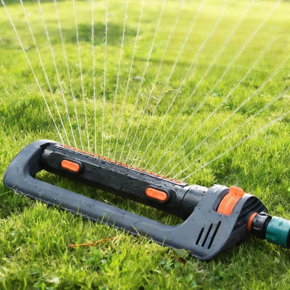 CaiYueKe Automatic Oscillating Sprinkler for Lawn Garden Watering System, Adjustable Nozzle Sprayer for Yard Patio Grass Plants, Durable Outdoor Irrigation Device with Wide Coverage