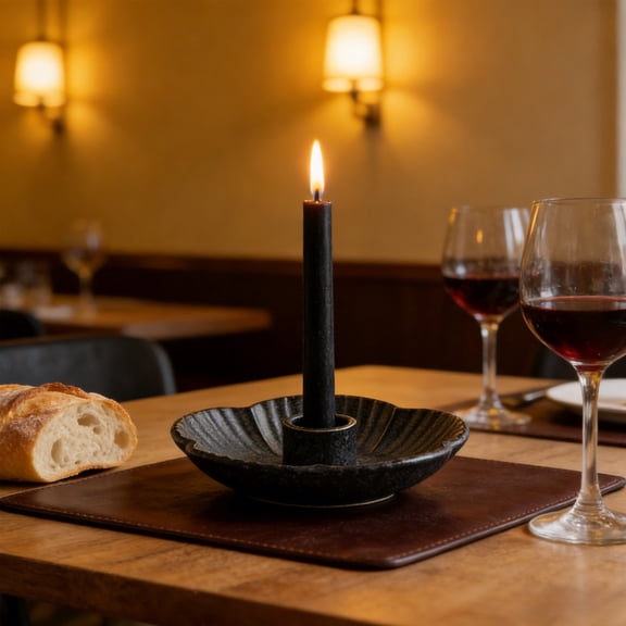 CaiYueKe Ceramic Candle Holder Flower Shaped Candle Tray Centerpiece for Table Decor, Wedding Christmas Holiday Home Decoration, Elegant Candle Stand for Mantel Fireplace Altar Display Party Supplies