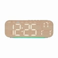 thumbnail image 1 of CaiYueKe Digital Alarm Clock with Temperature Display, Large LED Screen, DST Auto Adjust, Dual Power Outlet Battery Backup, Adjustable Brightness Night Light, Modern Desk Bedroom Wall Clock, 1 of 3
