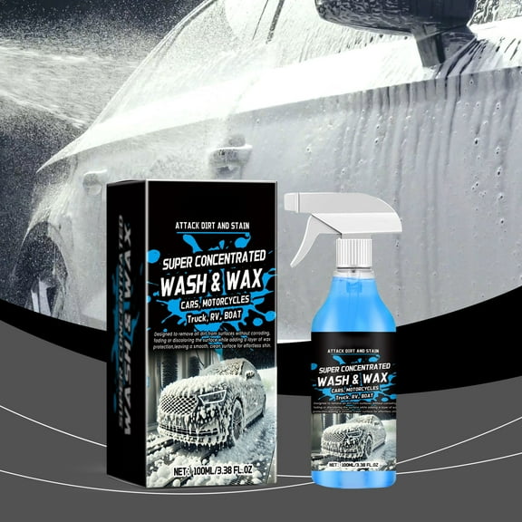 CaiYueKe Premium Foam Car Wash Soap Concentrate Liquid Detergent Auto Vehicle Paint Protection Cleaner Shampoo Safe for All Exterior Surfaces