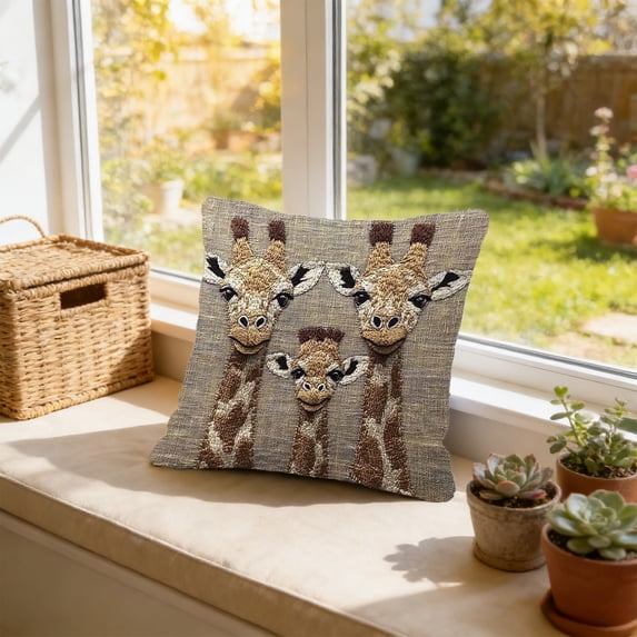 CaiYueKe Spring Pet Pattern Cushion Cover Decorative Throw Pillow Case Sofa Bedroom Decor Soft Cozy Home Accent Pillow Cover Modern Living Room Decorations