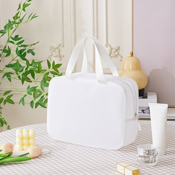 CaiYueKe Water Resistant Travel Toiletry Bag Portable Cosmetic Organizer Makeup Storage Pouch Shower Caddy Gym Essentials Carry Case for Women Men