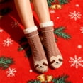 thumbnail image 1 of CaiYueKe Women's Sloth Slipper Socks with Non-Slip Grip Sole - Plush Animal Fuzzy Floor Socks, Cozy Warm Knit Socks for Her Mom, Cute House Socks Gift, Winter Thermal Indoor Outdoor, 1 of 9