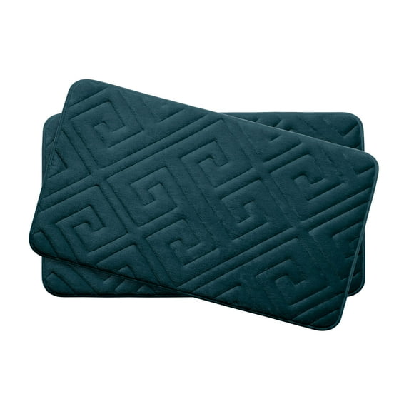 Caicos Premium 2-Piece Memory Foam Bath Mat Set