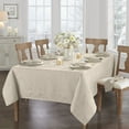 thumbnail image 1 of Caiden Elegance Damask Tablecloth - 60" x 84" Oblong - Taupe - Elrene Home Fashions, 1 of 2