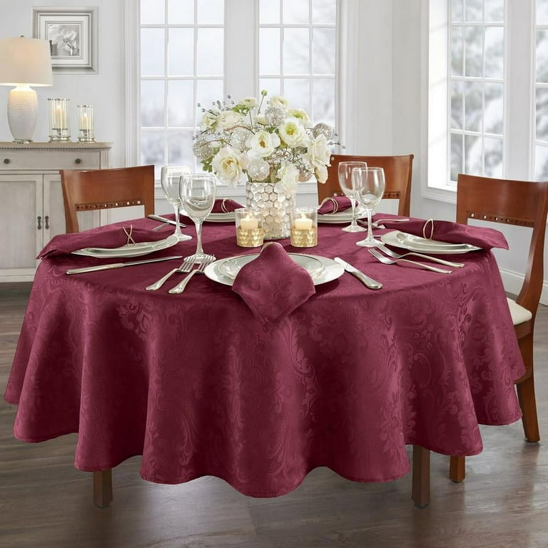 Caiden Elegance Damask Tablecloth - 70