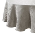 thumbnail image 1 of Elrene Home Fashions Caiden Elegance Damask Tablecloth, Silver, 70" x 70" Round, 1 of 4
