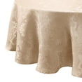 thumbnail image 1 of Elrene Home Fashions Caiden Elegance Damask Tablecloth, Taupe, 70" x 70" Round, 1 of 4