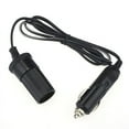 Caihaooo Double Male Extension Cord Adapter 2 Prong 12V 10A Car