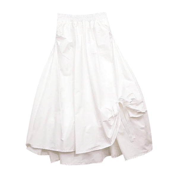 Caihaooo Skirt Holster Womens Irregular A Line Midi Skirt With Big Swing Summer Casual Skirt