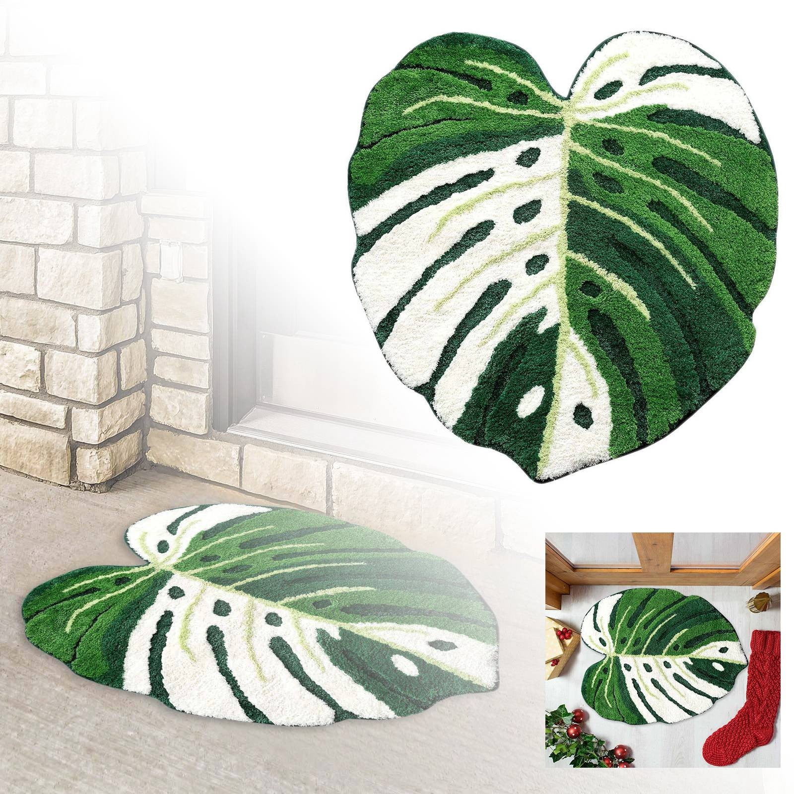Caihaooo Sofa Throws Light Blankets Leaf Floor Mats Non Kitchen Mats