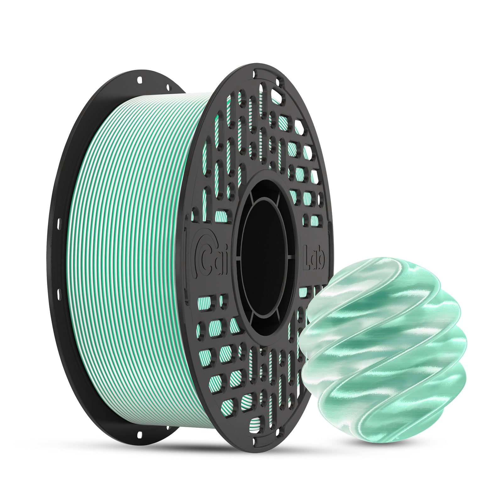 Pla Spring Cailab PLA Silk Dual-Color 3D Printer Filament, 2 Colors Changing, 2 ...