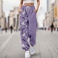 Cailingl Clearance women's pants Womens Halloween Elastic Waist Pockets