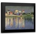 thumbnail image 1 of Caillebotte, Gustave 17x15 Black Modern Framed Museum Art Print Titled - Banks of The Seine at Argenteuil, 1 of 5