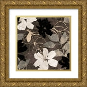 Cailler, Sylvie 20x20 Gold Ornate Wood Framed with Double Matting Museum Art Print Titled - Fleurs IV
