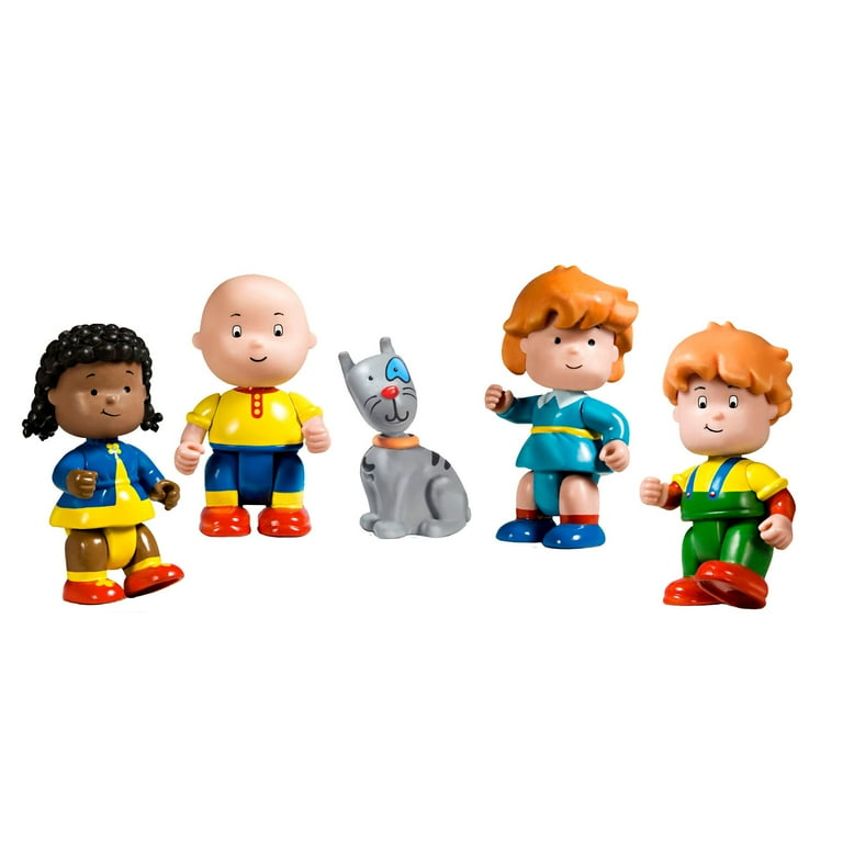 caillou mini backpack Caillou Mini Backpack with Action Figure Collection, 5 Piece
