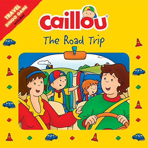 Pre-Owned Caillou: The Road Trip: Travel Bingo Game Included (Paperback) by Carine Laforest
