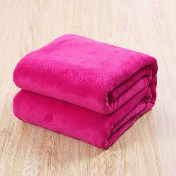 Cailmei 120*200Cm Throw Blanket For Couch, Fuzzy Soft Cozy Blanket – Lightweight, Soft, Plush, Warm, Cozy – Perfect For Bed, Sofa, Camping, Travel Hot Pink