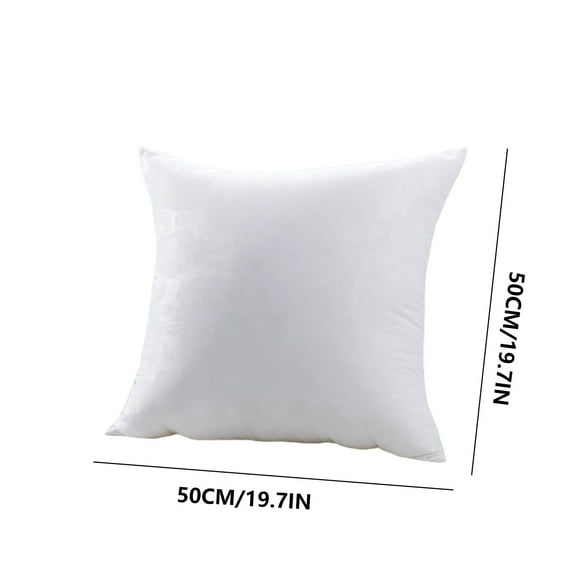Menrkoo 18X18 Inch Pillow Insert - Medium Firm Inner For Sofa Cushion & Backrest, With Squaring Tabs B Free Size