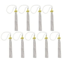 Cailmei Academic Grade Graduation Tassels With 2021 Gold Pendants Graduation Grade Tasse White