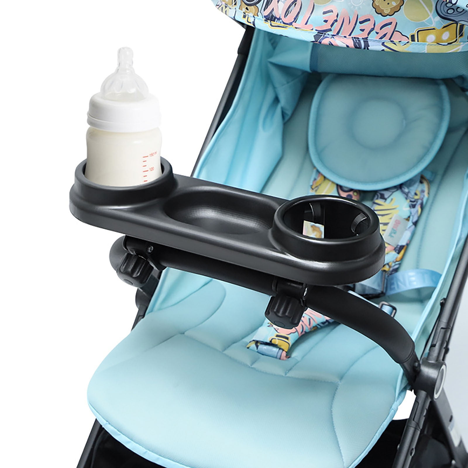Contours Child Tray With Cup Holder and Snack Area Durable and Easy to Clean Surface Walmart
