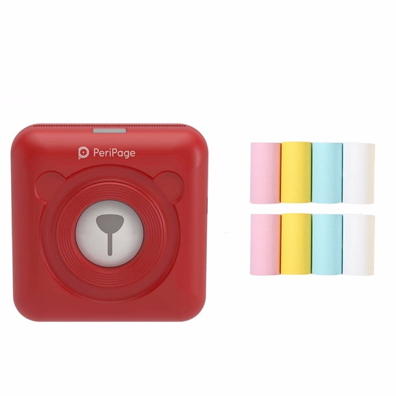 Cailmei Thermal Portable Bluetooth 58Mm Mini Wireless Pos Image Photo For Phone Red