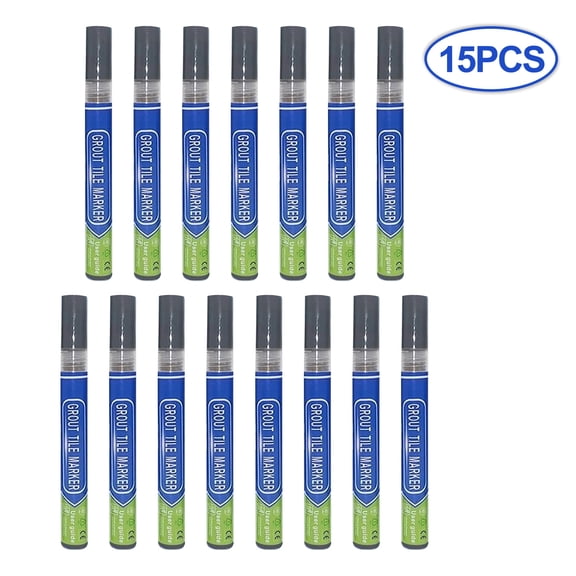 Cailmei Tile Beauty Styling Pen Bathroom And Grout Marker Pen 60Ml Dark Gray