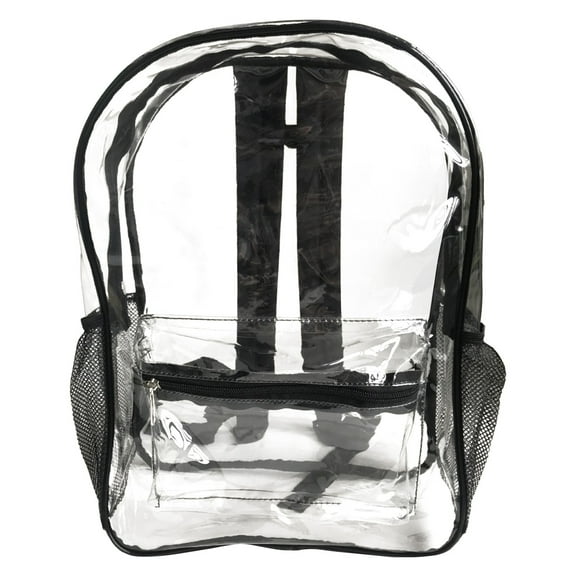 Cailmei Transparent Backpack, Transparent Backpack, Beach For Sports Activities And Games In Concert Festival Black Free Size