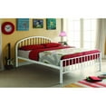 Cailyn Full Metal Bed Frame with Slatted Headboard and Footboard for