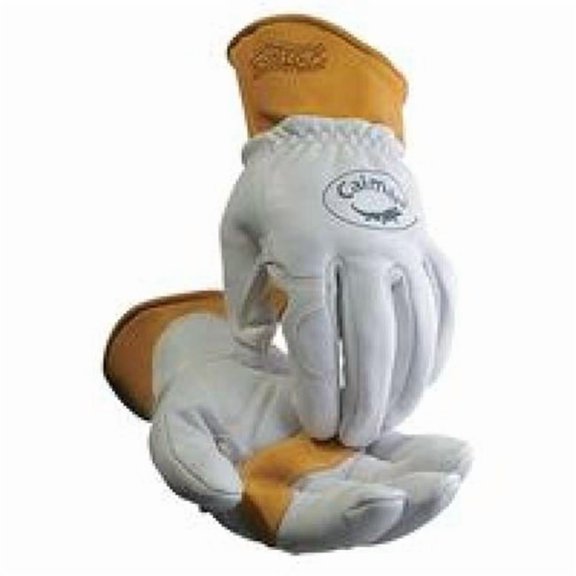 Caiman 1871 Goatskin, Kontour Pattern, Wool Insulated Back, TIG Glove, Small