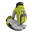 thumbnail image 1 of Caiman 607-2980-M Mech Glv Hi-Vis Goat Grain Palm, 1 of 4
