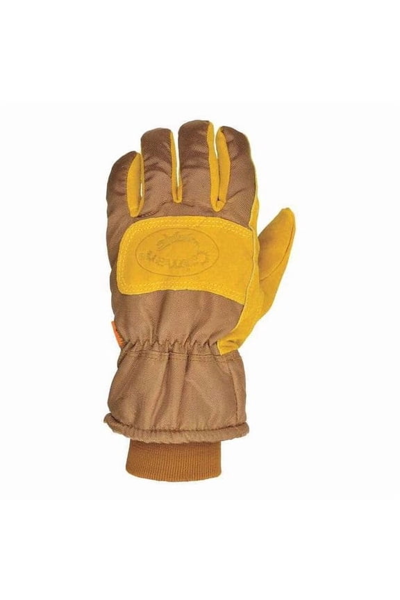 Cold Protection Gloves, Cowhide Leather Palm, Heatrac Lining, Brown, XL ( 10 ) 1352-6