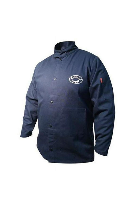 Welding Jacket,4XL,Navy,60" to 62" Chest 3000-9