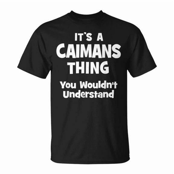 Caimans Thing College University Alumni TShirt