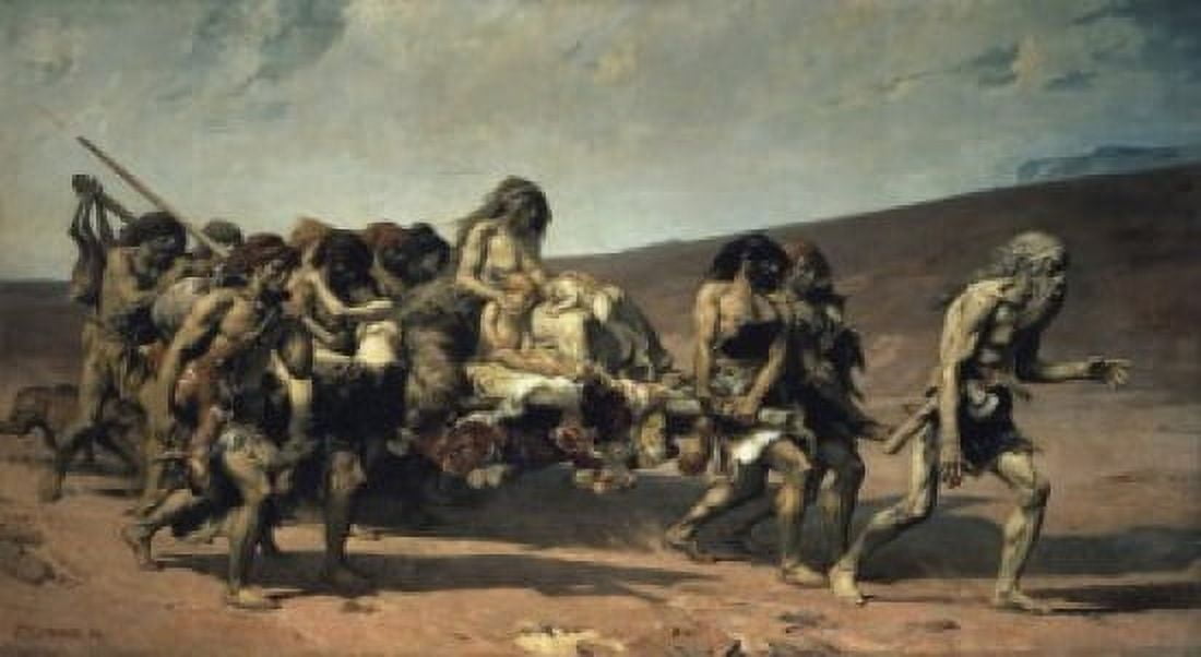 Cain 1880 Fernand Cormon (1845-1924 French) Musee dOrsay Paris Canvas Art - Fernand Cormon (18 x 24)