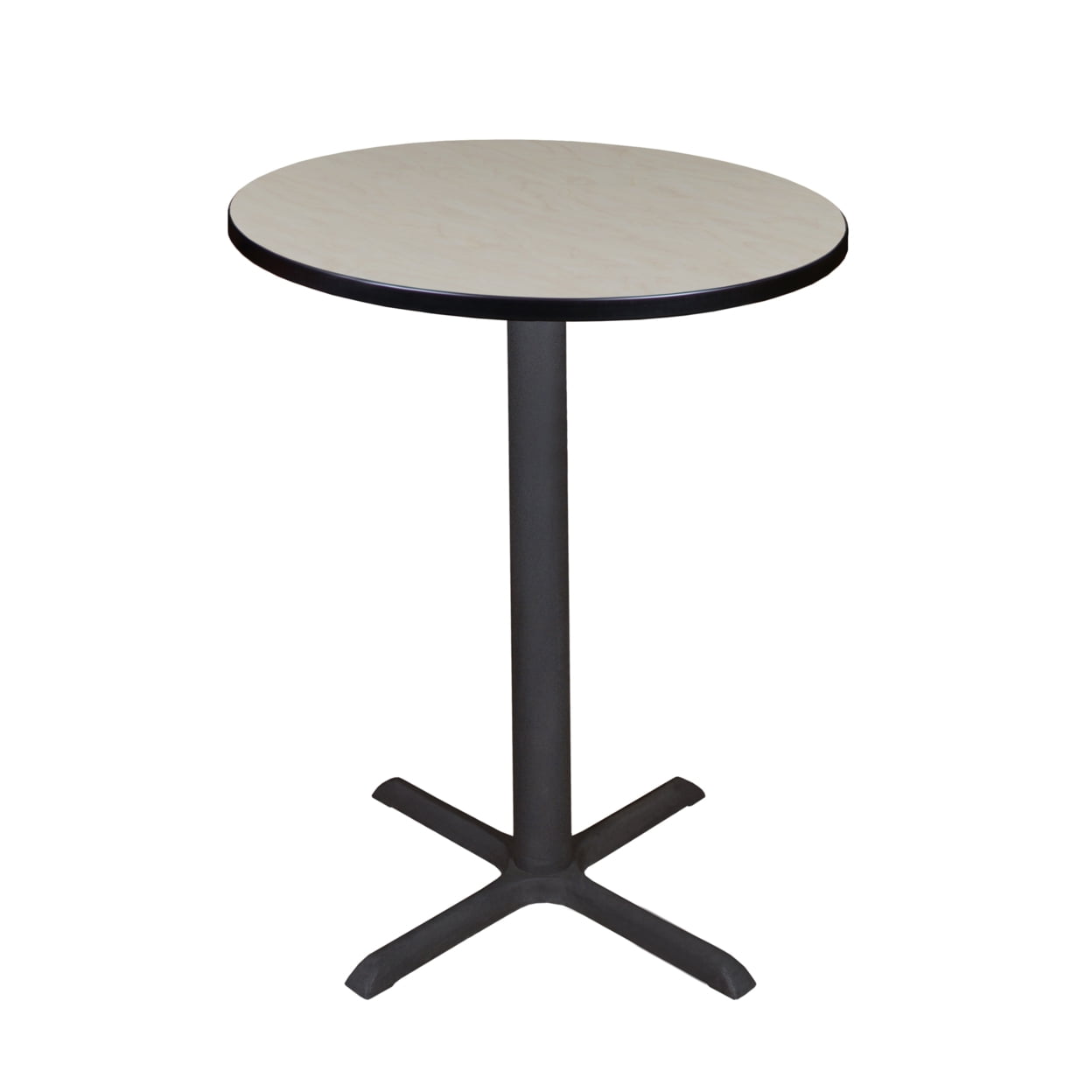 Maple 30" Round Wood Bar Height Cafe Table