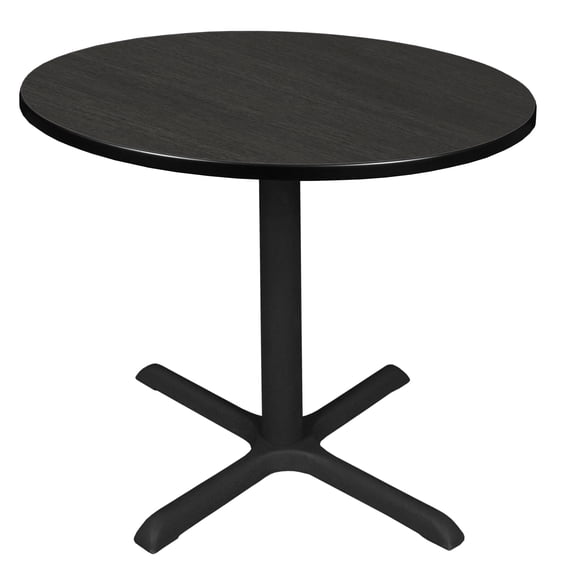 Cain 42" Round Breakroom Table- Ash Grey