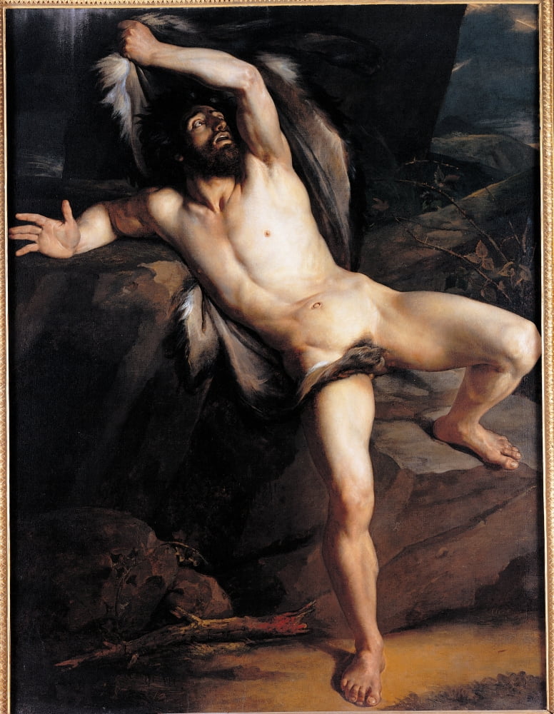 Cain After The Killing Of Abel Canvas Art -  (18 x 24)