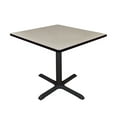 thumbnail image 1 of Regency Cain 36 inch Square Breakroom X-base  Table in  Maple/Black, 1 of 3