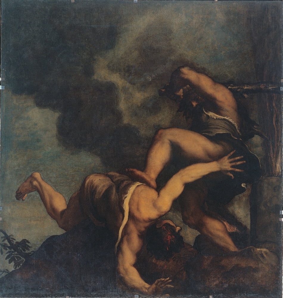 Cain Kills (His Brother) Abel Canvas Art - (24 x 36)