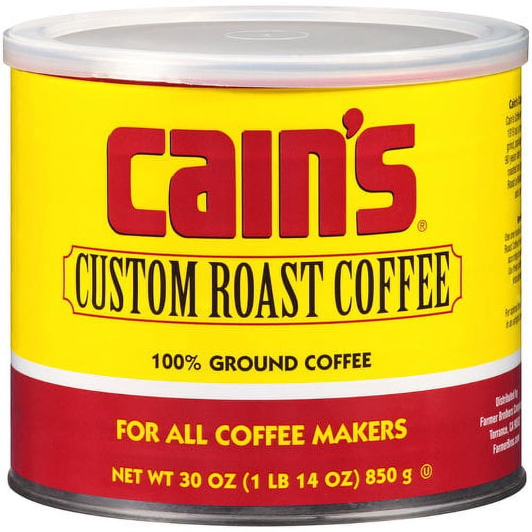 Cain's Custom Roast Coffee 30 Oz. Can