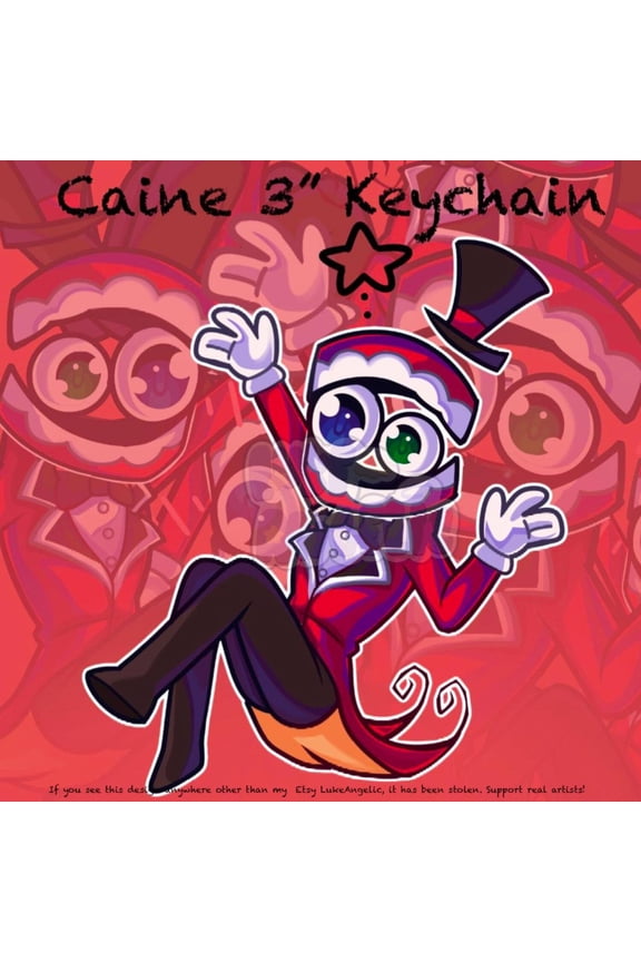 Caine 3 Acrylic Keychain | The Amazing Digital Circus Character Charm" (1 keychain)