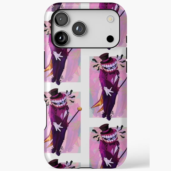 Caine Digital Circus Ringmaster Anime Art Compatible Phone Case for iPhone 11 12 13 14 15 16 17 Pro Max