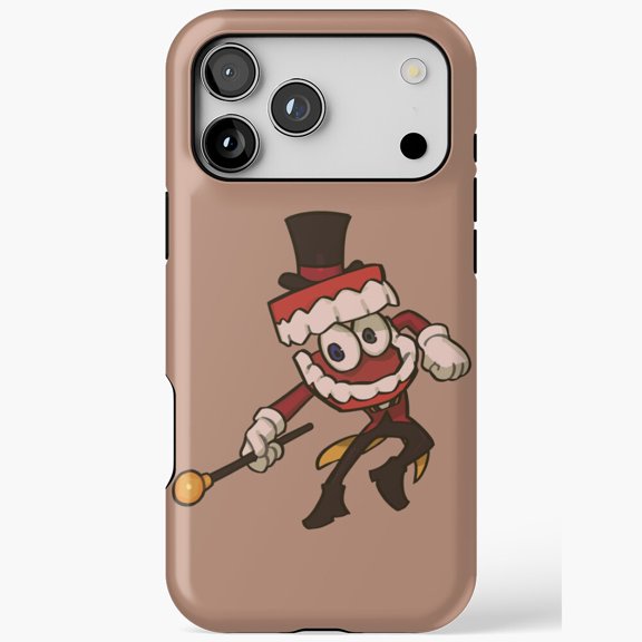 Caine Teeth Digital Circus Ringmaster Icon Compatible Phone Case for iPhone 11 12 13 14 15 16 17 Pro Max