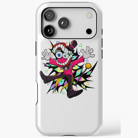 Caine Teeth Digital Circus Ringmaster Icon Compatible Phone Case for iPhone 11 12 13 14 15 16 17 Pro Max