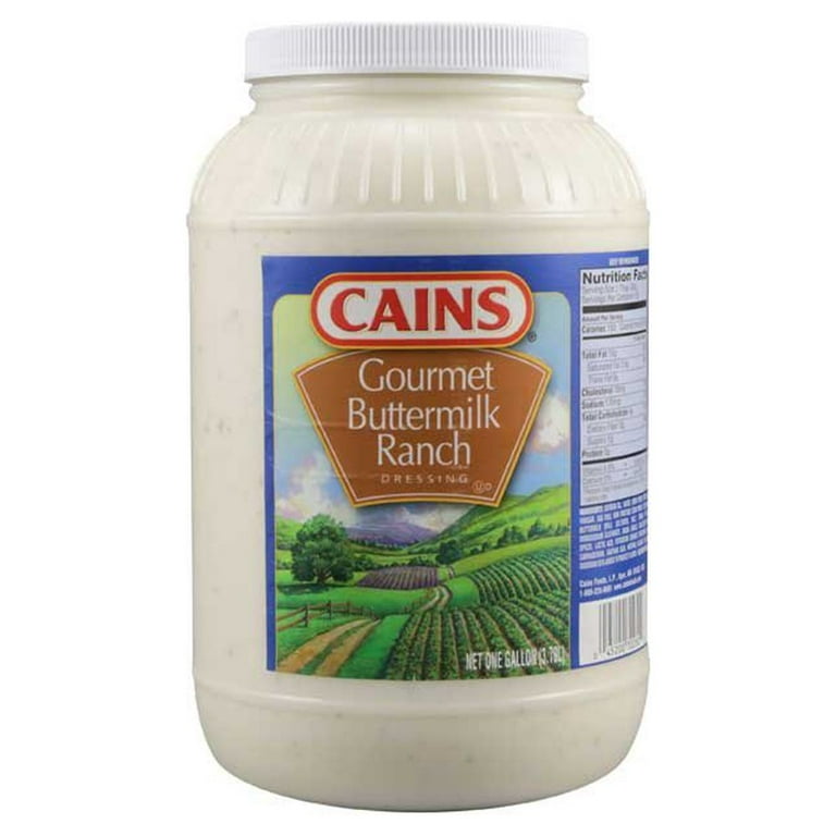 classic gourmet buttermilk ranch dressing Amazon.com : Cains Gourmet Buttermilk Ranch Dressing, 1 Gallon