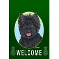 thumbnail image 1 of Cairn Terrier Black - Best of Breed Welcome Pineapples House Flags, 1 of 1