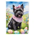 thumbnail image 1 of Cairn Terrier Easter Egg Hunt Garden Flag 11.25 in x 15.5 in, 1 of 3