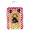 thumbnail image 1 of Cairn Terrier Hearts Love and Valentines Day Portrait Wall or Door Hanging Prints, 1 of 2