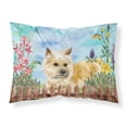 thumbnail image 1 of Cairn Terrier Spring Fabric Standard Pillowcase, 1 of 2